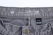 Carhartt Logo Patch Grey Relaxed Fit Pants - ThriftedThreads.com