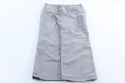 Carhartt Logo Patch Grey Relaxed Fit Pants - ThriftedThreads.com