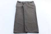 Carhartt Logo Patch Grey Relaxed Fit Pants - ThriftedThreads.com