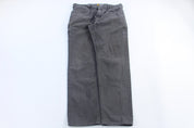 Carhartt Logo Patch Grey Relaxed Fit Pants - Pants - Thrifted Threads