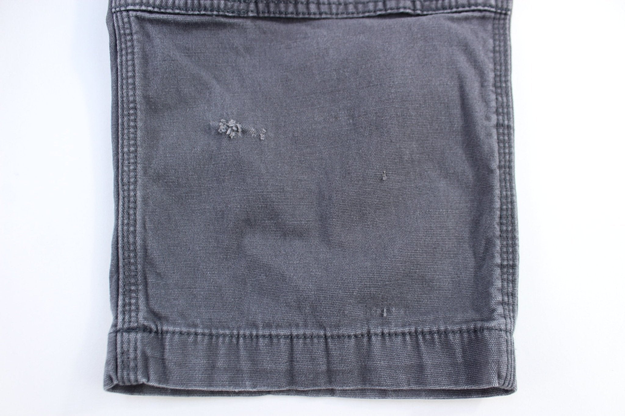 Carhartt Logo Patch Grey Relaxed Fit Pants - Pants - Thrifted Threads