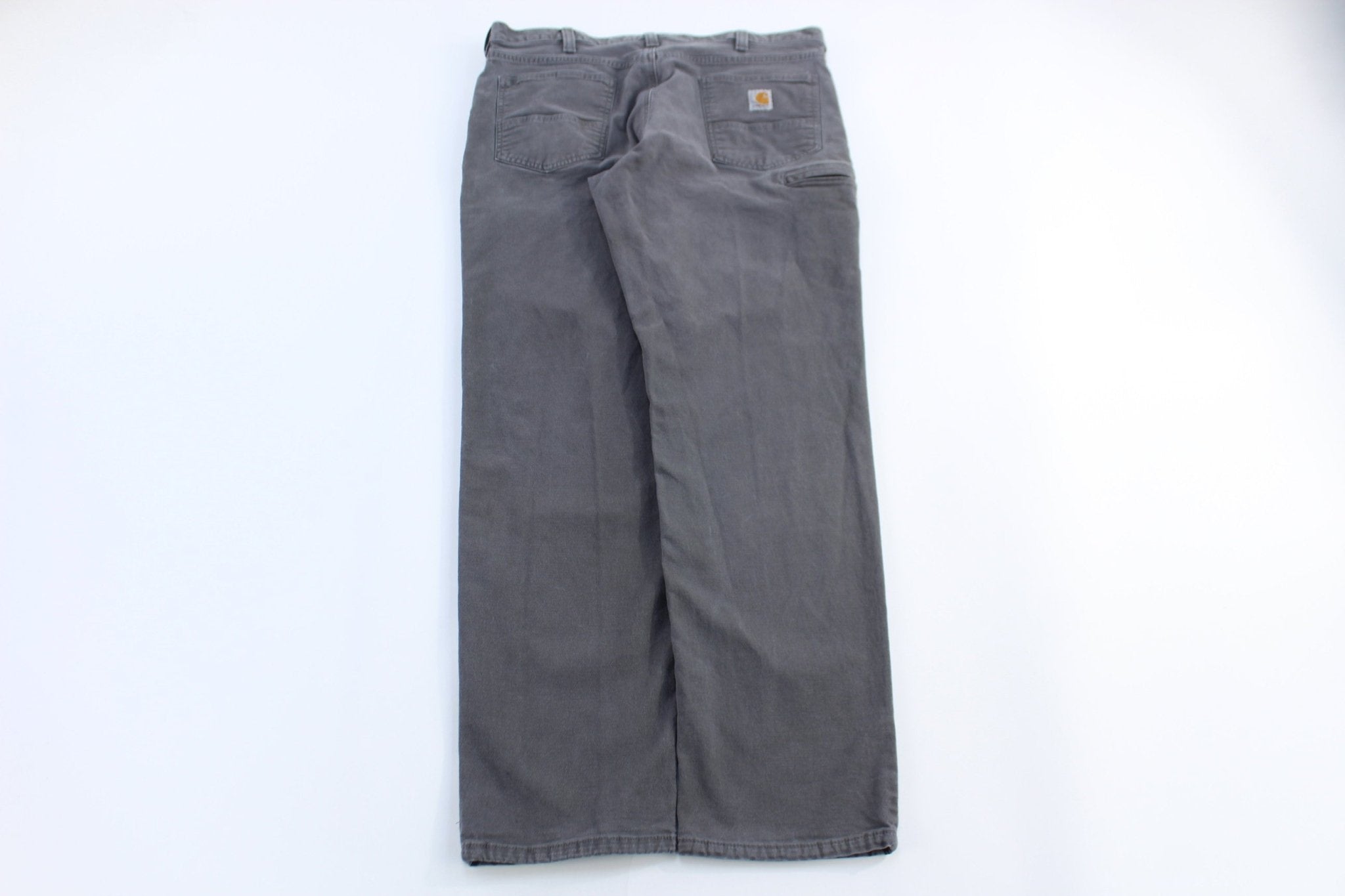 Carhartt Logo Patch Grey Relaxed Fit Pants - Pants - Thrifted Threads