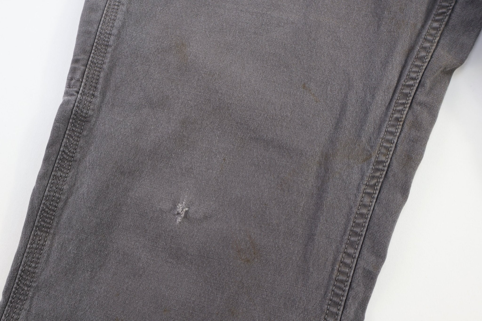 Carhartt Logo Patch Grey Relaxed Fit Pants - Pants - Thrifted Threads