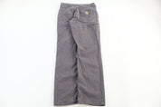 Carhartt Logo Patch Grey Relaxed Fit Pants - Pants - Thrifted Threads