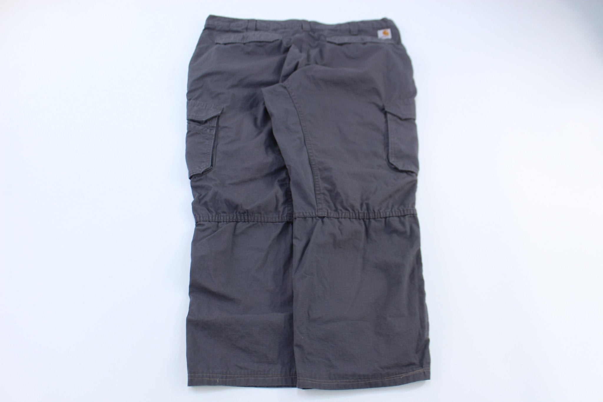 Carhartt Logo Patch Grey Relaxed Fit Pants - Pants - Thrifted Threads