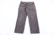 Carhartt Logo Patch Grey Relaxed Fit Pants - Pants - Thrifted Threads