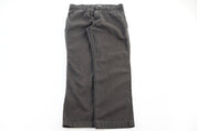 Carhartt Logo Patch Grey Relaxed Fit Pants - pants - Thrifted Threads
