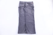 Carhartt Logo Patch Grey Relaxed Fit Pants - Pants - Thrifted Threads
