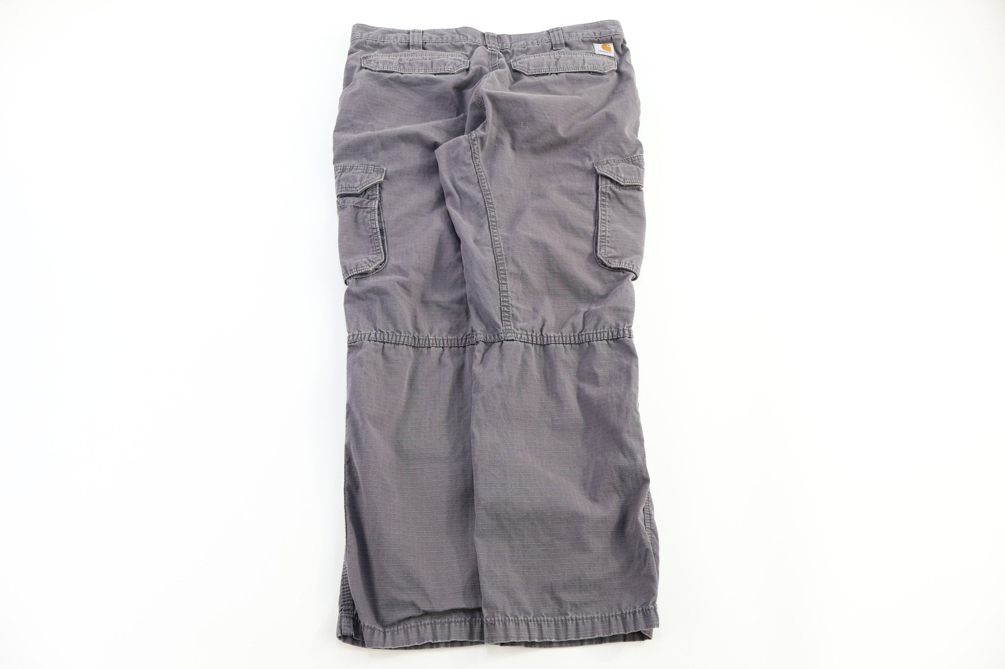 Carhartt Logo Patch Grey Relaxed Fit Pants - Pants - Thrifted Threads
