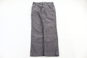 Carhartt Logo Patch Grey Relaxed Fit Pants - Pants - Thrifted Threads