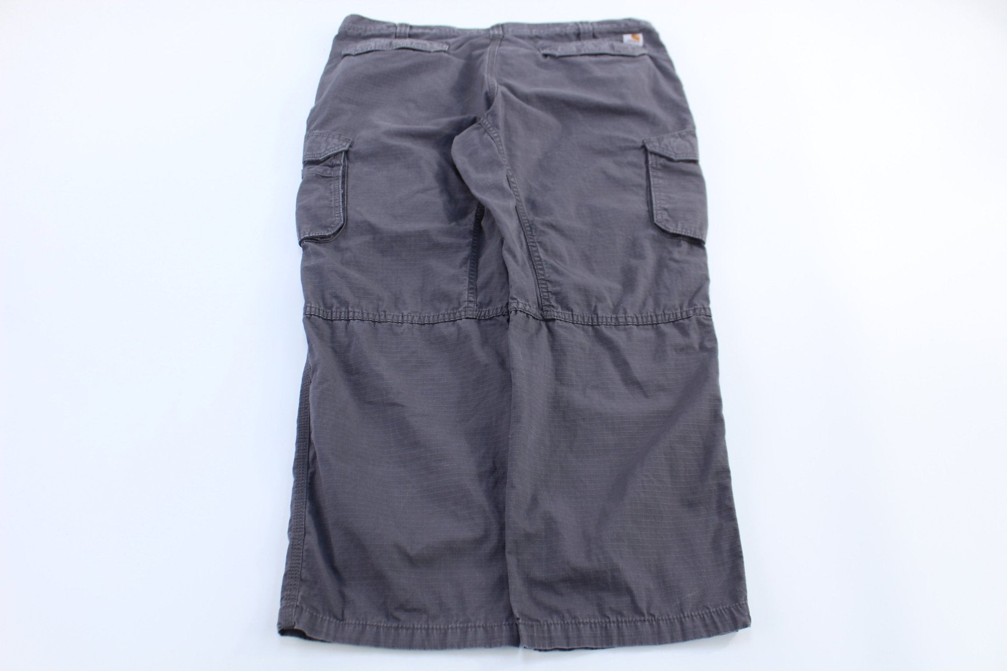 Carhartt Logo Patch Grey Relaxed Fit Pants - Pants/Shorts - Thrifted Threads