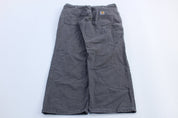 Carhartt Logo Patch Grey Relaxed Fit Pants - Pants/Shorts - Thrifted Threads