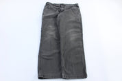 Carhartt Logo Patch Grey Relaxed Fit Pants - Pants/Shorts - Thrifted Threads