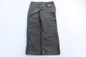 Carhartt Logo Patch Grey Relaxed Fit Pants - Pants/Shorts - Thrifted Threads