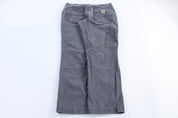 Carhartt Logo Patch Grey Relaxed Fit Pants - Pants/Shorts - Thrifted Threads