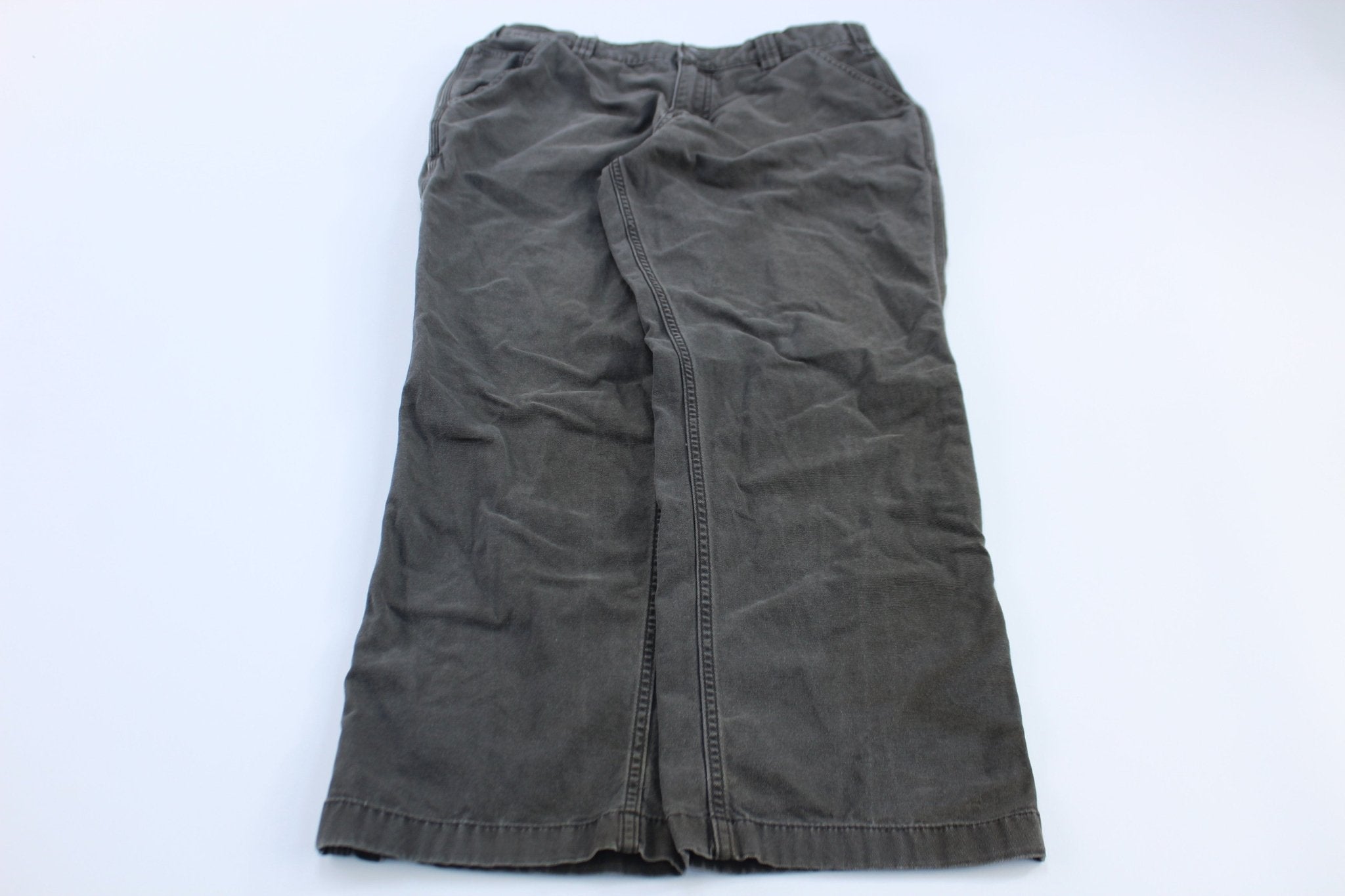 Carhartt Logo Patch Grey Relaxed Fit Pants - Pants/Shorts - Thrifted Threads