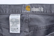 Carhartt Logo Patch Grey Relaxed Fit Pants - Pants/Shorts - Thrifted Threads