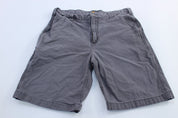 Carhartt Logo Patch Grey Relaxed Fit Shorts - ThriftedThreads.com
