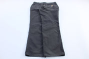 Carhartt Logo Patch Grey Ripstop Pants - ThriftedThreads.com