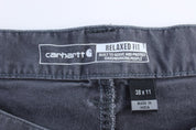 Carhartt Logo Patch Grey Shorts - Pants/Shorts - Thrifted Threads