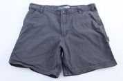 Carhartt Logo Patch Grey Shorts - Pants/Shorts - Thrifted Threads