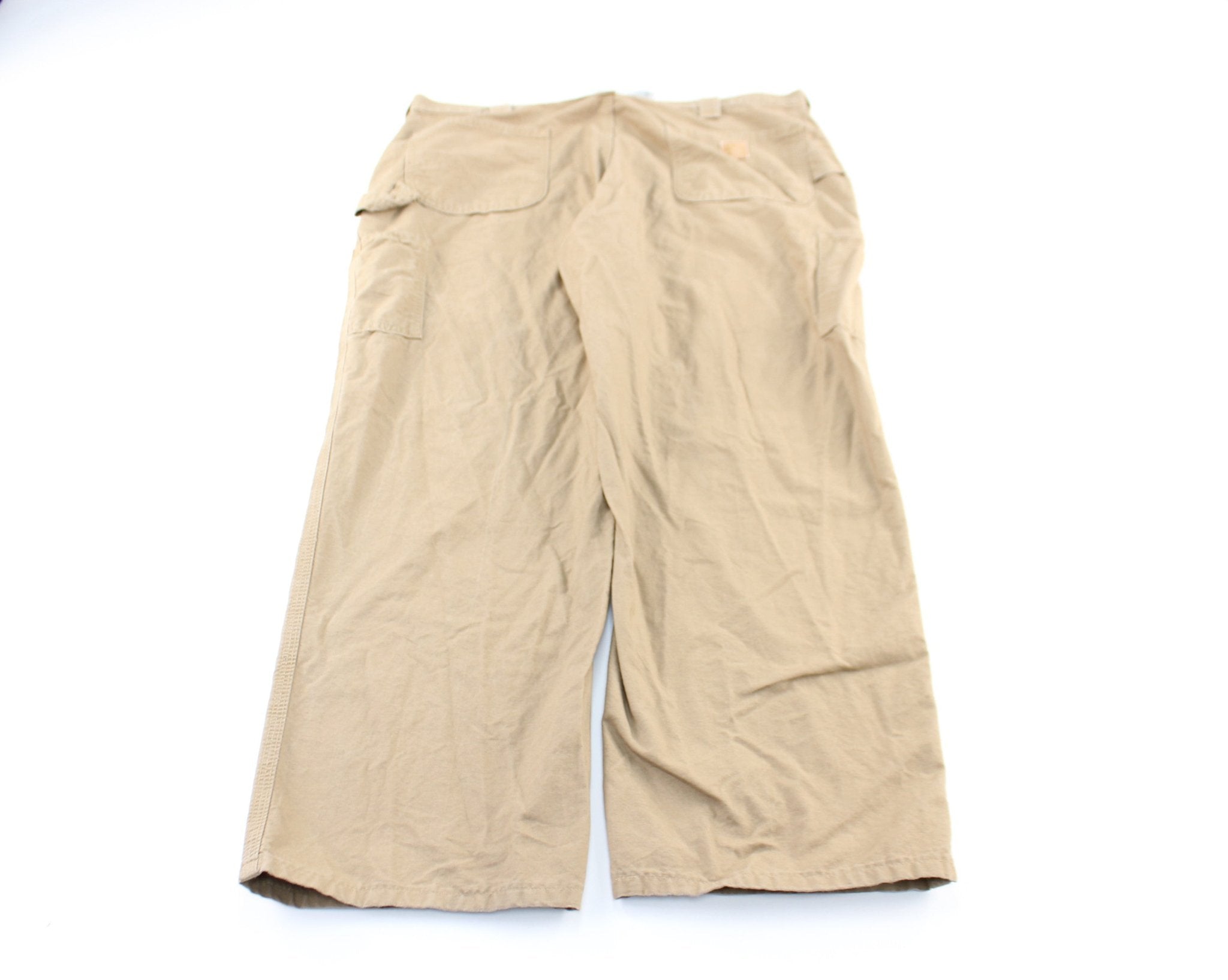 Carhartt Logo Patch Kahki Pants - ThriftedThreads.com