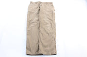 Carhartt Logo Patch Khaki Carpenter Pants - ThriftedThreads.com