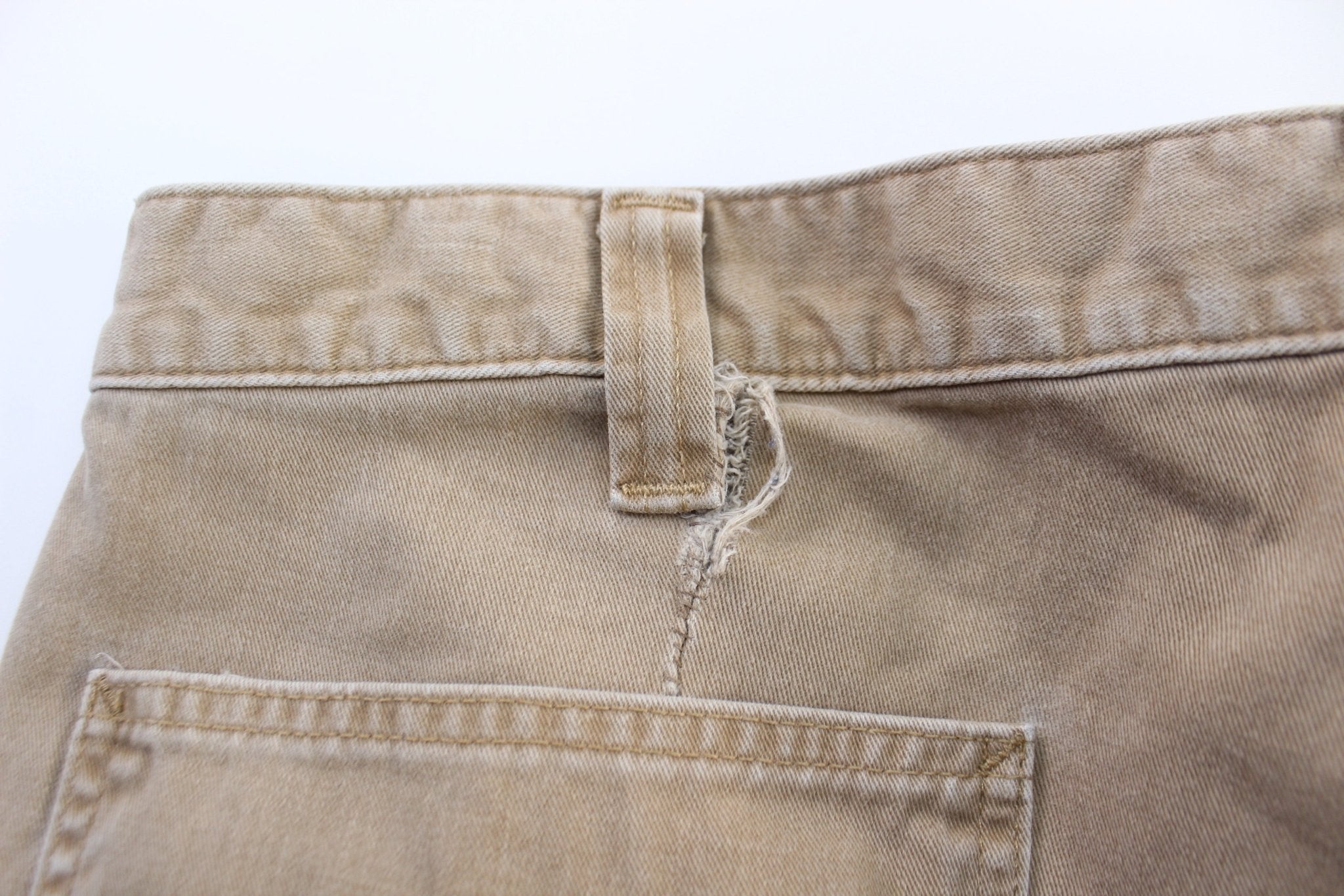 Carhartt Logo Patch Khaki Carpenter Pants - Pants/Shorts - Thrifted Threads