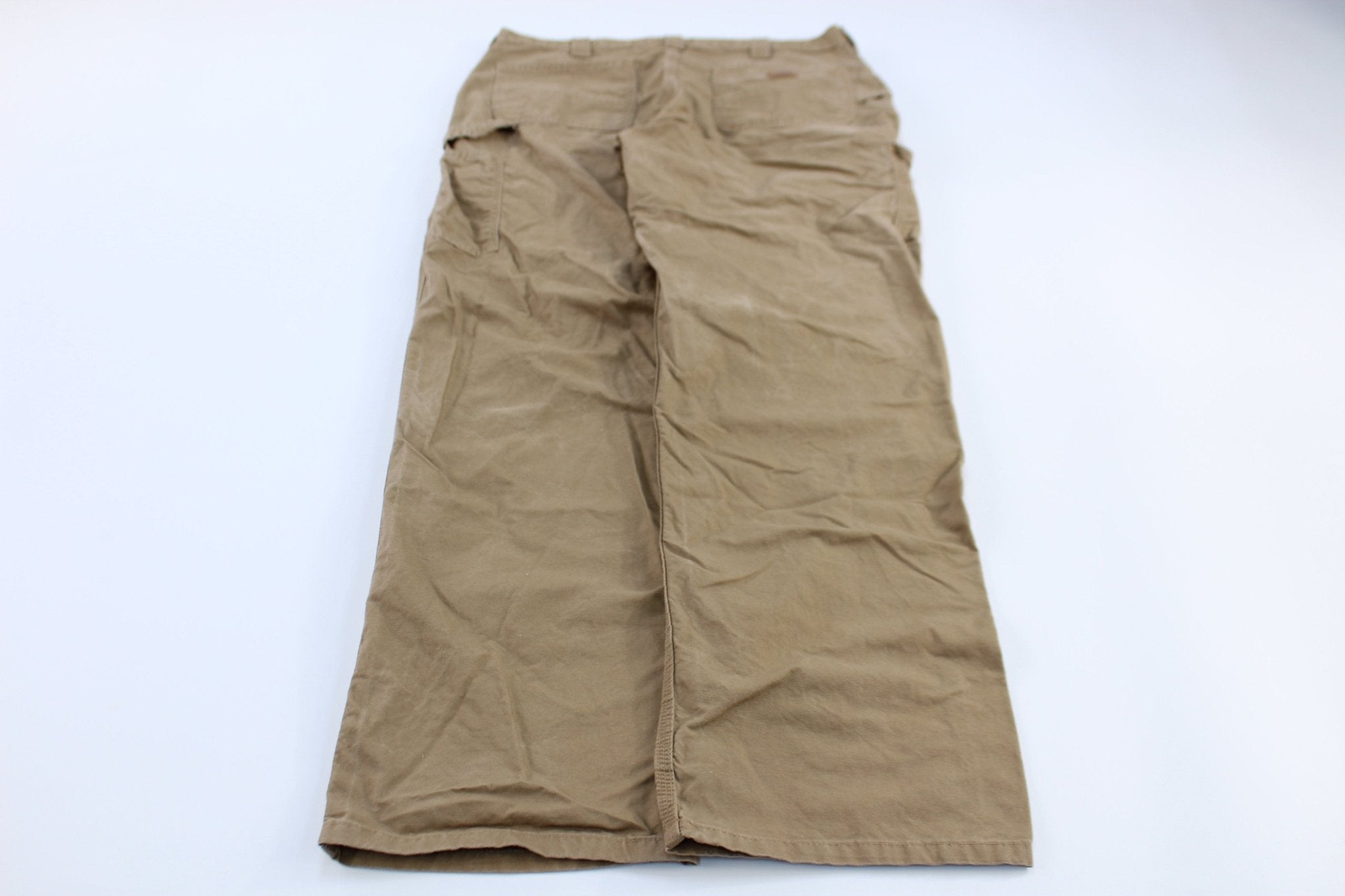 Carhartt Logo Patch Khaki Loose Original Fit Pants - Pants/Shorts - Thrifted Threads