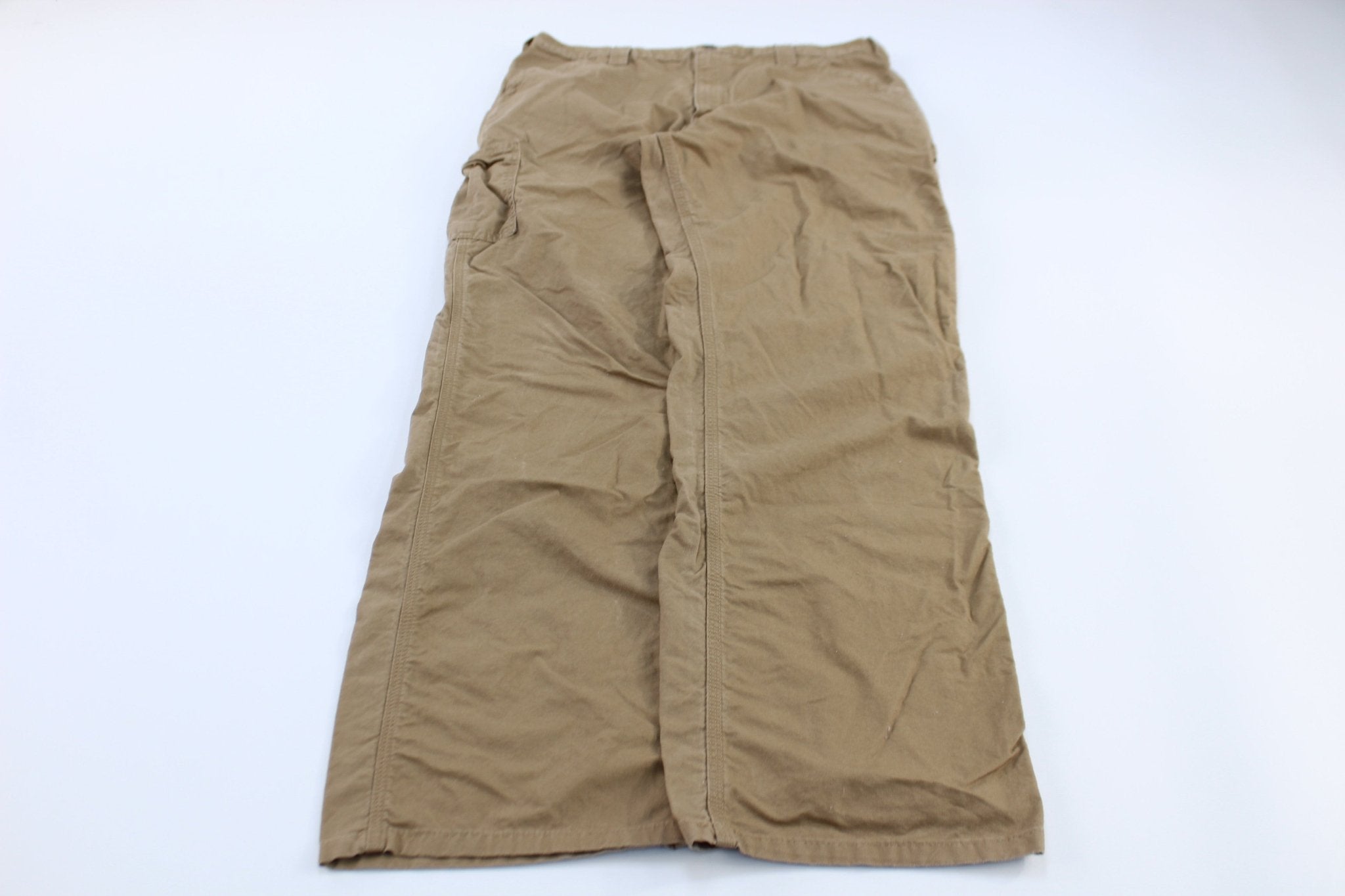 Carhartt Logo Patch Khaki Loose Original Fit Pants - Pants/Shorts - Thrifted Threads