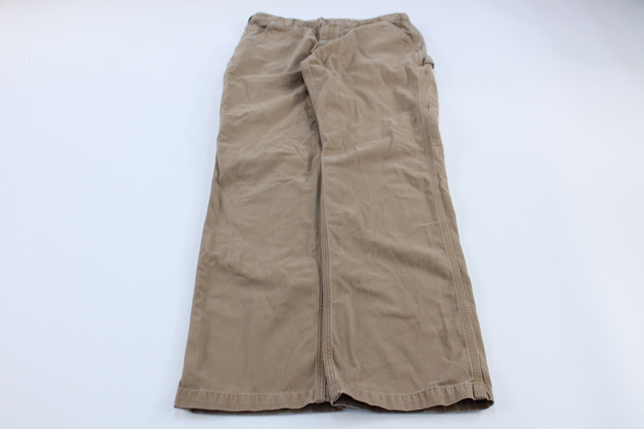 Carhartt Logo Patch Khaki Pants - Pants/Shorts - Thrifted Threads