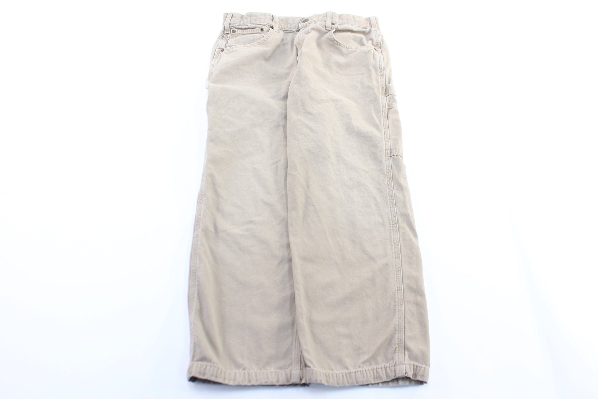 Carhartt Logo Patch Khaki Pants - Pants/Shorts - Thrifted Threads
