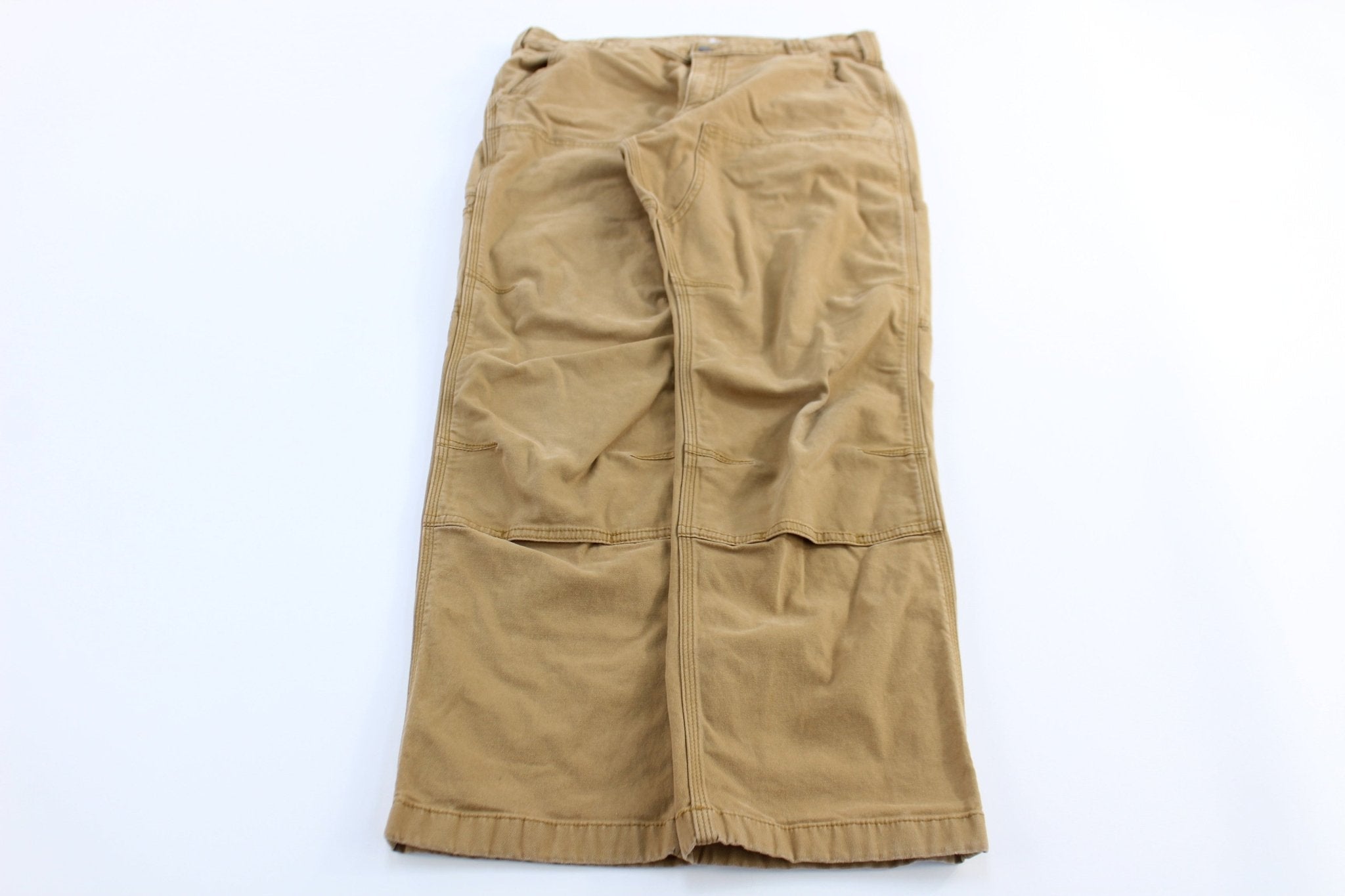 Carhartt Logo Patch Khaki Relaxed Fit Pants - Pants/Shorts - Thrifted Threads