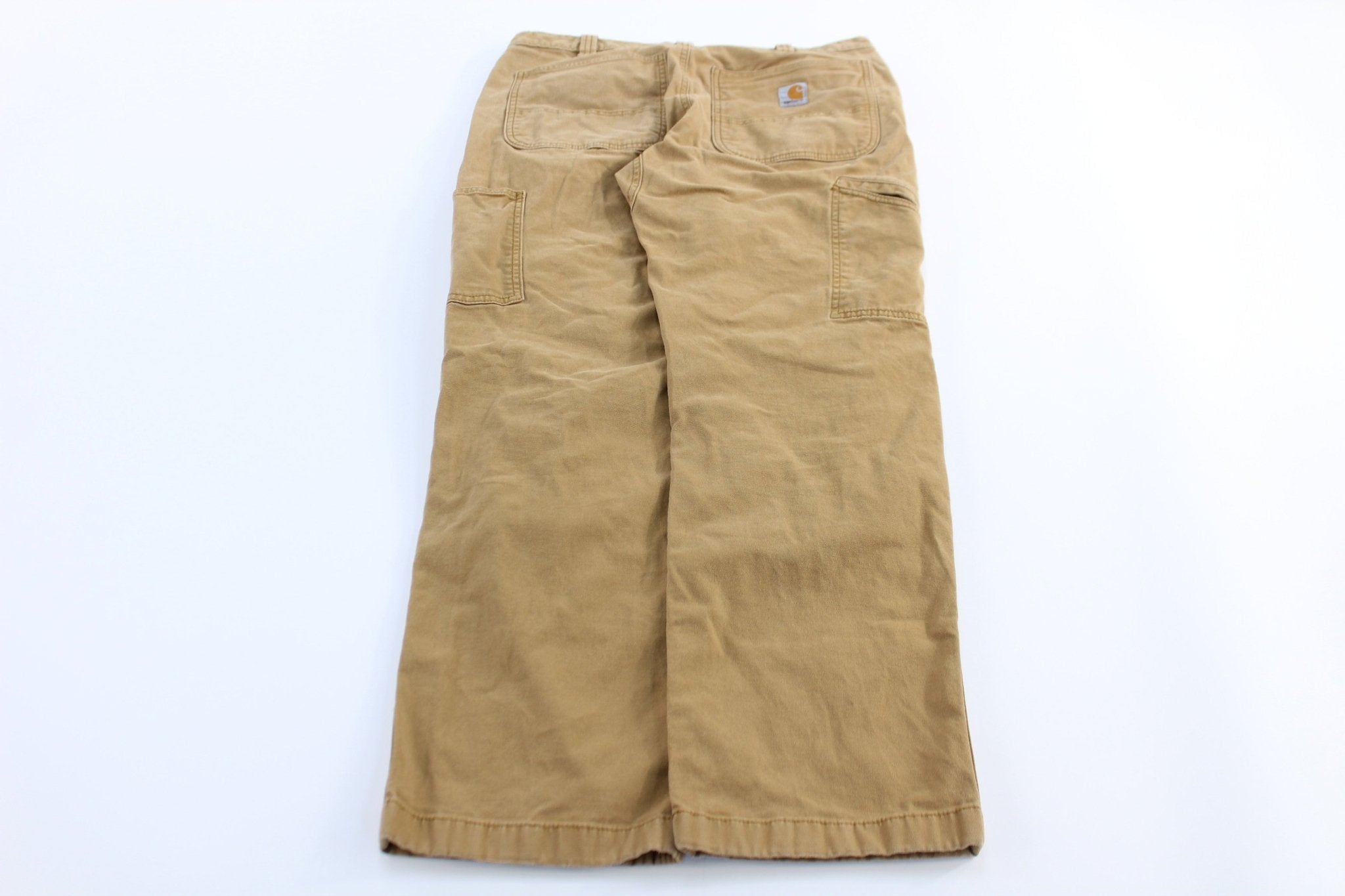 Carhartt Logo Patch Khaki Relaxed Fit Pants - Pants/Shorts - Thrifted Threads