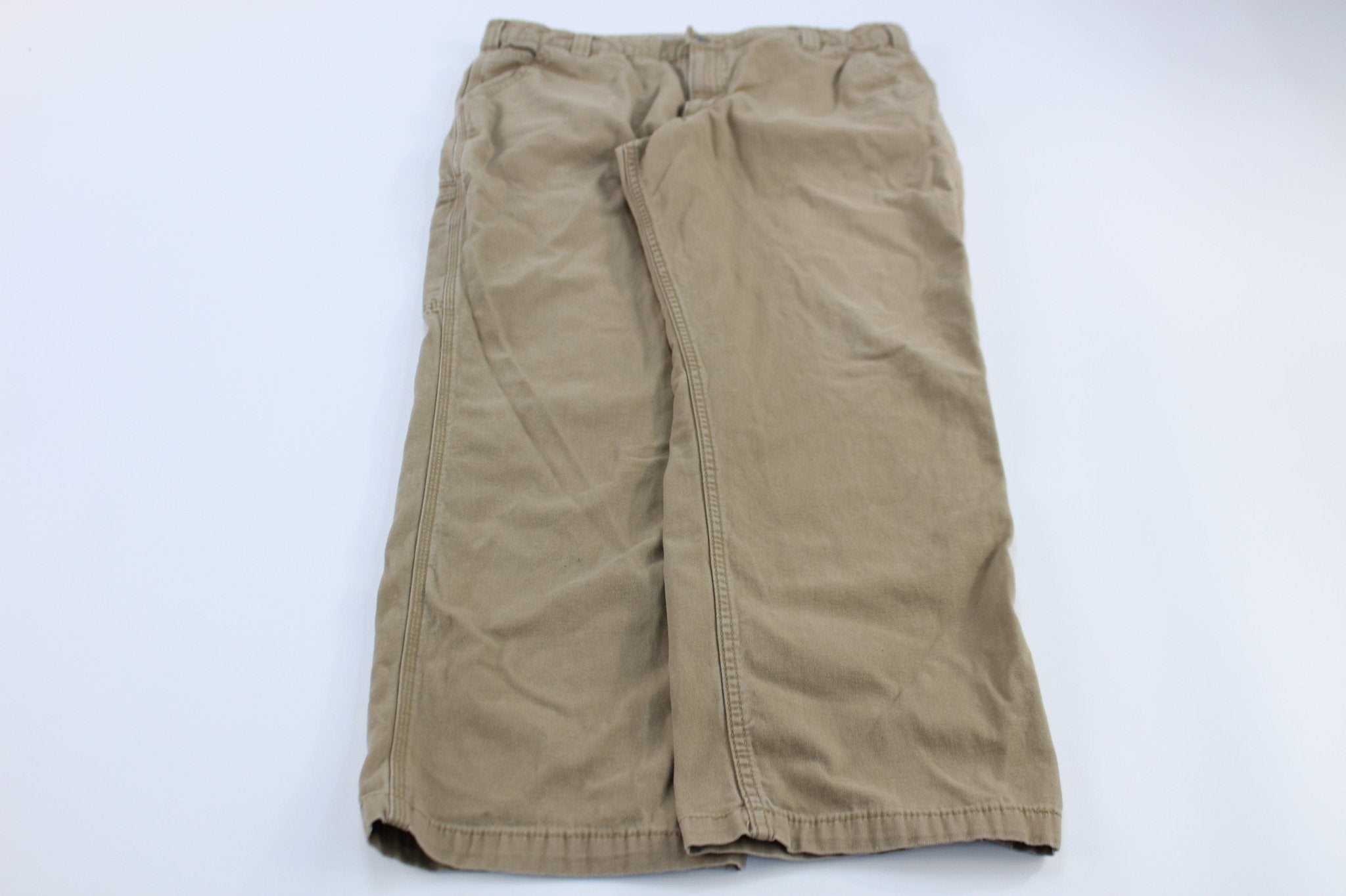 Carhartt Logo Patch Khaki Relaxed Fit Pants - Pants/Shorts - Thrifted Threads