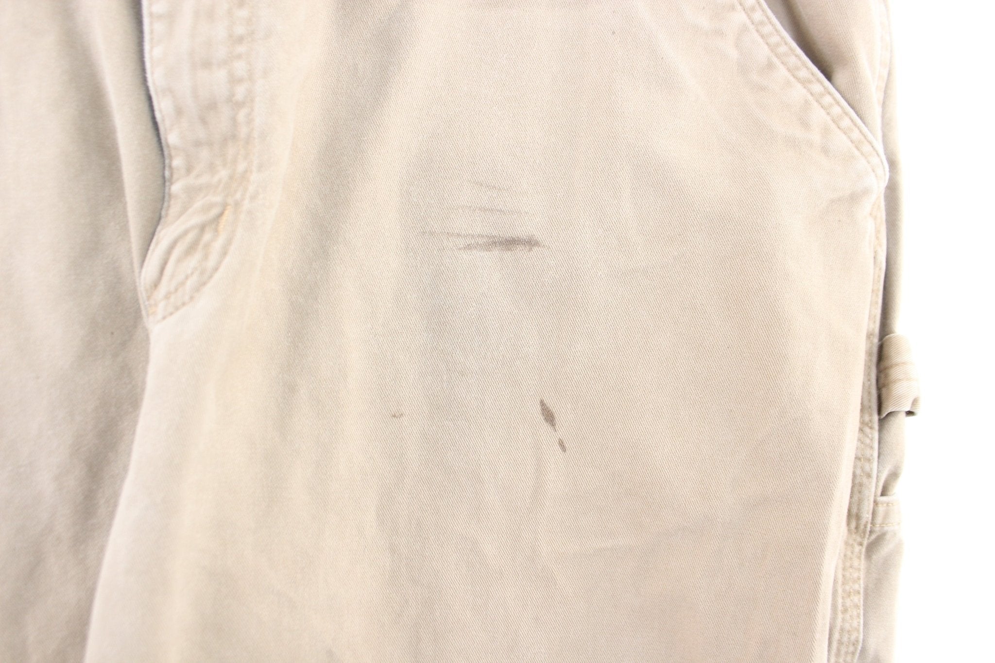 Carhartt Logo Patch Ligh Tan Carpenter Pants - Pants/Shorts - Thrifted Threads