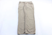 Carhartt Logo Patch Light Beige Carpenter Pants - Pants/Shorts - Thrifted Threads