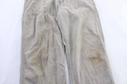 Carhartt Logo Patch Light Beige Pants - ThriftedThreads.com