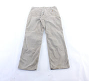 Carhartt Logo Patch Light Beige Pants - ThriftedThreads.com