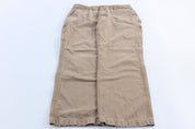 Carhartt Logo Patch Light Beige Relaxed Fit Pants - ThriftedThreads.com