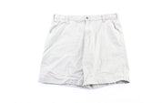 Carhartt Logo Patch Light Beige Shorts - ThriftedThreads.com