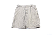 Carhartt Logo Patch Light Brown Carpenter Shorts - ThriftedThreads.com