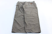 Carhartt Logo Patch Light Brown Original Fit Pants - ThriftedThreads.com