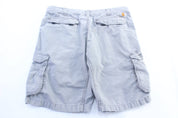 Carhartt Logo Patch Light Grey Cargo Shorts - ThriftedThreads.com