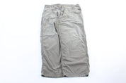 Carhartt Logo Patch Light Grey Carpenter Pants - Pants/Shorts - Thrifted Threads
