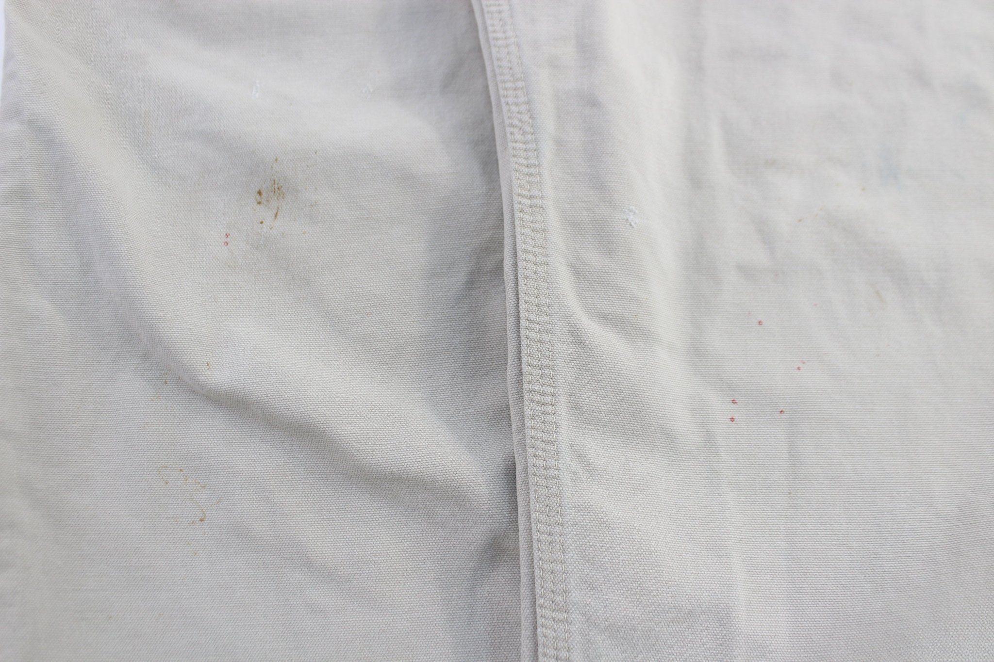Carhartt Logo Patch Light Khaki Carpenter Pants - ThriftedThreads.com