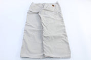 Carhartt Logo Patch Light Khaki Carpenter Pants - ThriftedThreads.com
