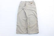 Carhartt Logo Patch Light Khaki Loose Original Fit Pants - ThriftedThreads.com