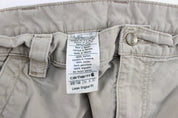 Carhartt Logo Patch Light Khaki Loose Original Fit Pants - ThriftedThreads.com