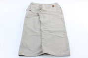 Carhartt Logo Patch Light Khaki Original Dunagree Carpenter Pants - ThriftedThreads.com